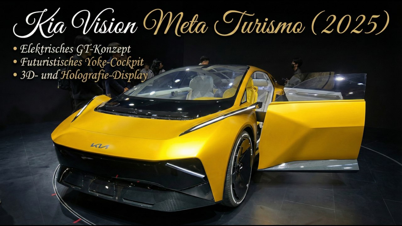 Kia Concept Car – Vision Meta Turismo mit 3D-Display und Yoke