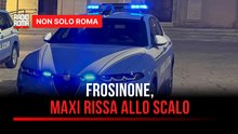Frosinone, maxi rissa allo Scalo: due gruppi si fronteggiano con armi e bottiglie rotte