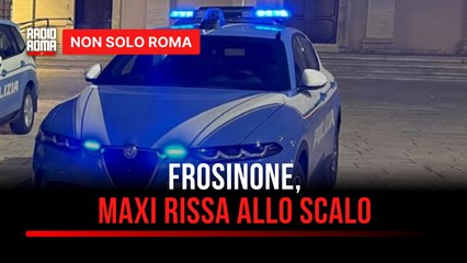 Frosinone, maxi rissa allo Scalo: due gruppi si fronteggiano con armi e bottiglie rotte