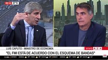 Caputo le respondió al FMI y aclaró un detalle poco conocido del esquema de bandas