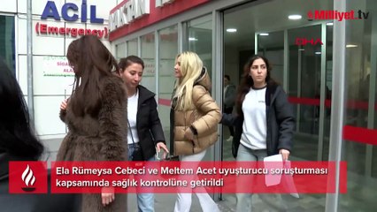 TV spikerleri Ela Rumeysa Cebeci, Meltem Acet ve Hande Sarıoğlu'na uyuşturucu operasyonu