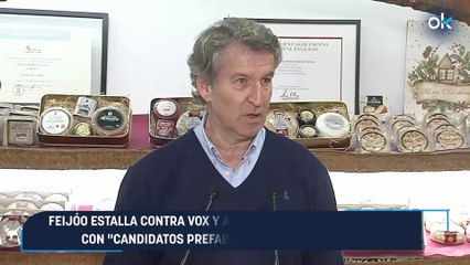Feijóo estalla contra Vox y acusa a Abascal de "caciquear" con "candidatos prefabricados" en Extremadura