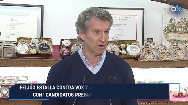 Feijóo estalla contra Vox y acusa a Abascal de caciquear con candidatos prefabricados en Extremadura
