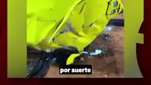 Buenos Aires Un helicóptero sufrió un desperfecto y se estrelló en una cancha de tenis. Sólo el piloto sufrió heridas.
