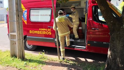 Mulher quebra o braço em acidente doméstico no Centro de Cascavel