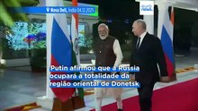 Putin promete que Moscovo conquistará o Donbass à força se as tropas ucranianas não se retirarem