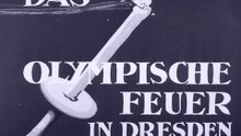 Das Olympische Feuer in Dresden 31. Juli 1936