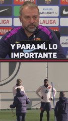 Hansi Flick habla sobre Lamine Yamal y su capacidad de superación