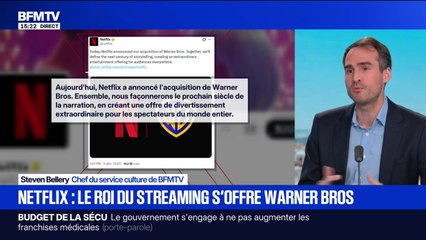 Netflix s'offre Warner Bros pour la somme de 83 milliards de dollars
