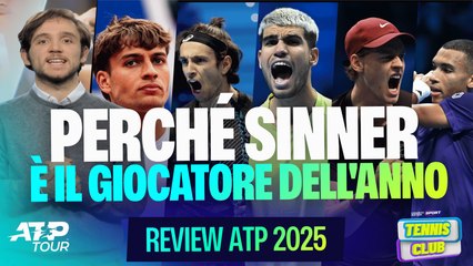 Perchè SINNER è stato il MIGLIORE nel Tennis nel 2025? | PAGELLE ATP 2025