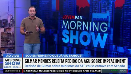 Gilmar Mendes DESAFIA Senado? Ministro REJEITA pedido da AGU sobre IMPEACHMENT