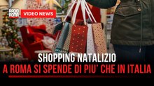 Shopping natalizio, a Roma si spende di piu’ che in Italia