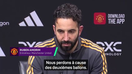 Amorim : "Nous avons des problèmes sur les deuxièmes ballons"