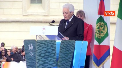 Milano Cortina 2026, Mattarella: "I giochi portino speranza e futuro nella nostra epoca"