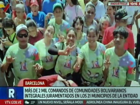 Anzoátegui | Juramentados Comandos de Comunidades Bolivarianos Integrales para defensa de la patria