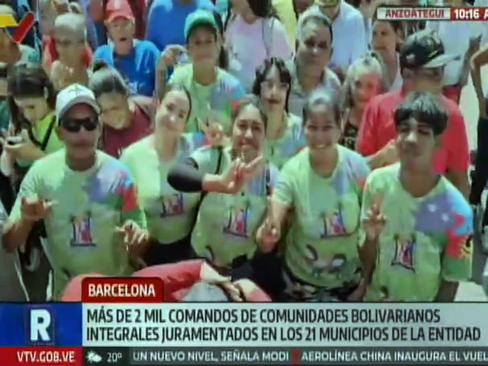 Anzoátegui | Juramentados Comandos de Comunidades Bolivarianos Integrales para defensa de la patria