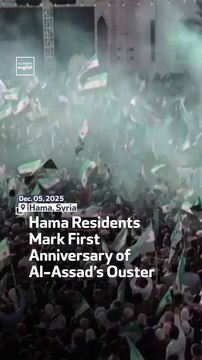 Hama Residents Mark First Anniversary of Al-Assad’s Ouster