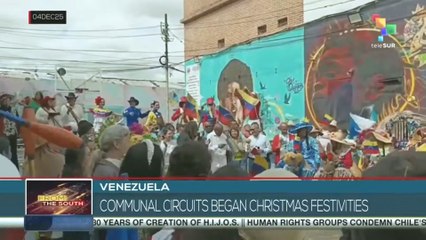 Venezuela, communal circuits began Christmas festivities
