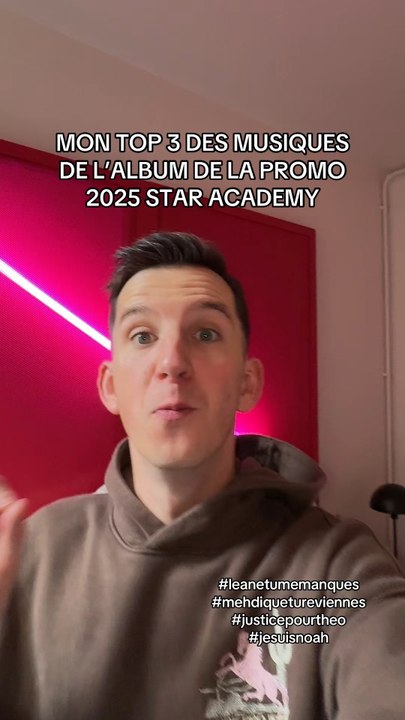 MON TOP 3 DES MUSIQUES DE L’ALBUM | STAR ACADEMY 2025 ⭐️