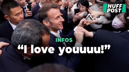 Bain de foule et Félix Lebrun, Macron se fait plaisir en Chine avant son retour
