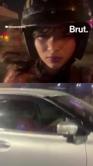 Woman alleges man followed her