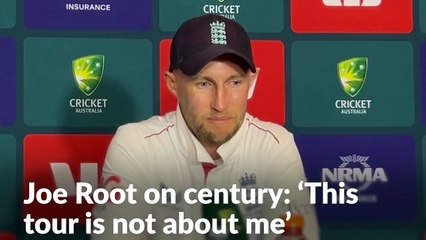 'This tour is not about me', says Joe Root after century in second Ashes Test
