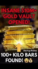 Video Title Secret Gold Vault Opened – 100+ Kilo Pure Gold Bars Worth $15M+ Found! 😱💰