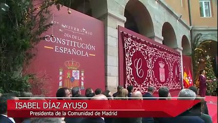 El Hospital de Torrejón marca el acto de Ayuso por la Constitución