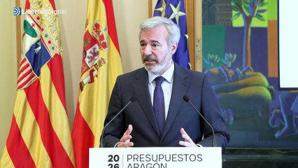 Azcón advierte de elecciones si no se aprueba el presupuesto histórico