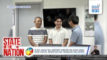 Board passer na anak ng jeepney driver na nag-viral dahil sa libreng sakay, binigyan ng trabaho ng DPWH | SONA
