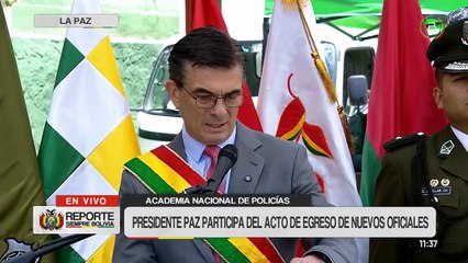 Presidente Paz compromete respaldo a la institucionalidad de la Policía Boliviana a través de seis acciones