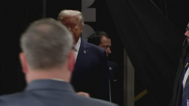Historic moment: Trump arrives at the FIFA World Cup draw ceremony