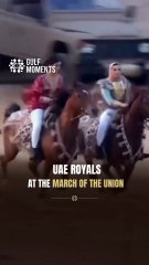 UAE Royals at the March of the Union in Abu Dhabi