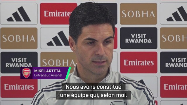 Arteta : “Nous avons constitué une équipe pour remporter la PL et la LDC”