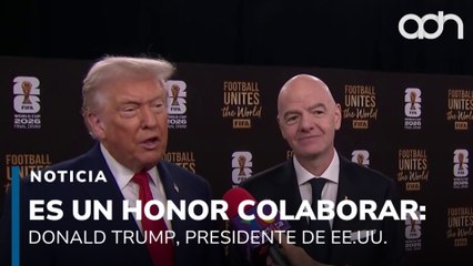 Es un honor poder colaborar y tenemos un récord en la venta de boletos: Donald Trump