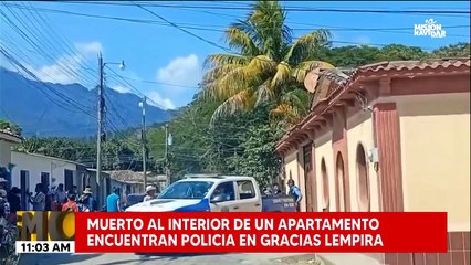 Sin vida encuentran a policía en apartamento en Gracias, Lempira