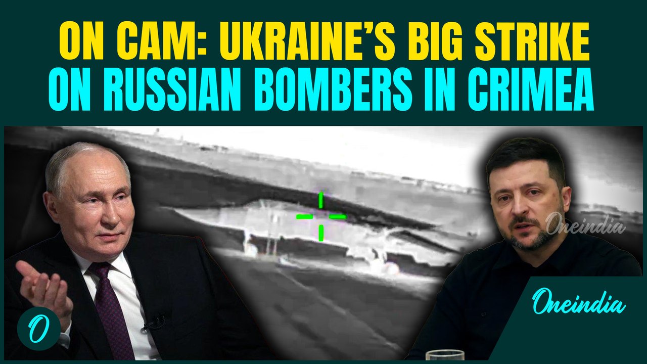 VIDEO: Russia’s Sukhoi Su-24M/MR Bomber OBLITERATED in STRIKE by Ukraine’s Prymary Unit in Crimea