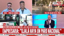 Empresarios y colectiveros llaman al paro nacional de bondis
