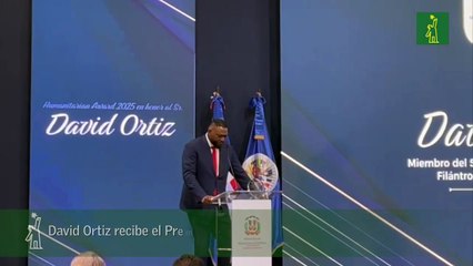 David Ortiz recibe el Premio Humanitario 2025
