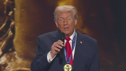 Donald Trump's speech upon receiving the FIFA Peace Prize