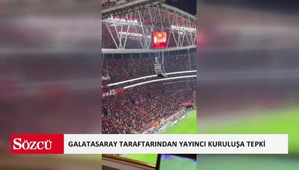 Galatasaray taraftarından yayıncı kuruluşa tepki!