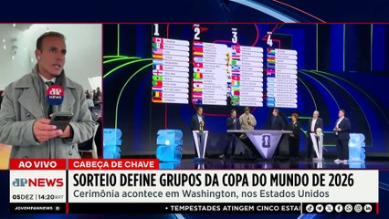 Copa Do Mundo 2026: sorteio define futuro do Brasil e grupos | TEMPO REAL