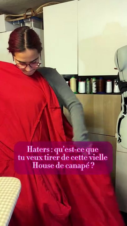 Ce que ce haters ne savait pas, c’est que cette housse n’avait presque jamais été utilisée… et qu’elle allait finir à la poubelle 😭✨