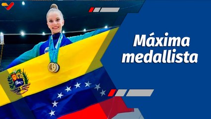 Deportes VTV | Jimena Domínguez: Gimnasta de oro en los XX Juegos Ayacucho - Lima 2025