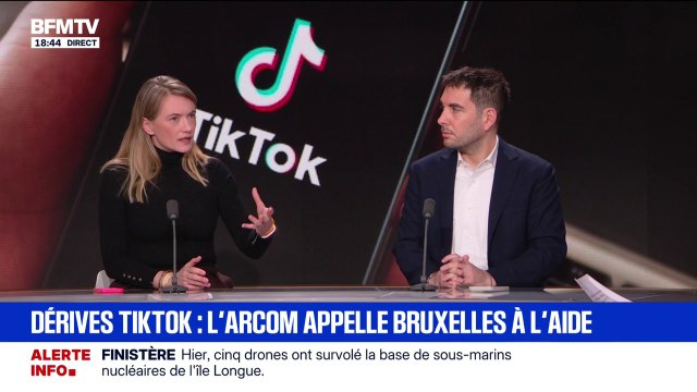 Dérives sur Tiktok: il faut faire la part des choses entre la liberté d'expression et des mineurs en danger , déclare la directrice générale adjointe de l'Arcom