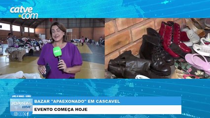 Bazar APAExonado segue até às 18h nesta sexta-feira (5)