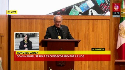Joan Manuel Serrat recibe el Doctorado Honoris Causa por la UDG