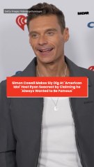Simon Cowell Makes Sly Dig At 'American Idol' Host Ryan Seacrest by Claiming he 'Always Wanted to Be Famous'