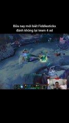 Bữa nay mới biết Fiddlesticks đánh không lại team 4 ad #fiddlesticks #toplane #lienminhhuyenthoai #leagueoflegends #knightriseky