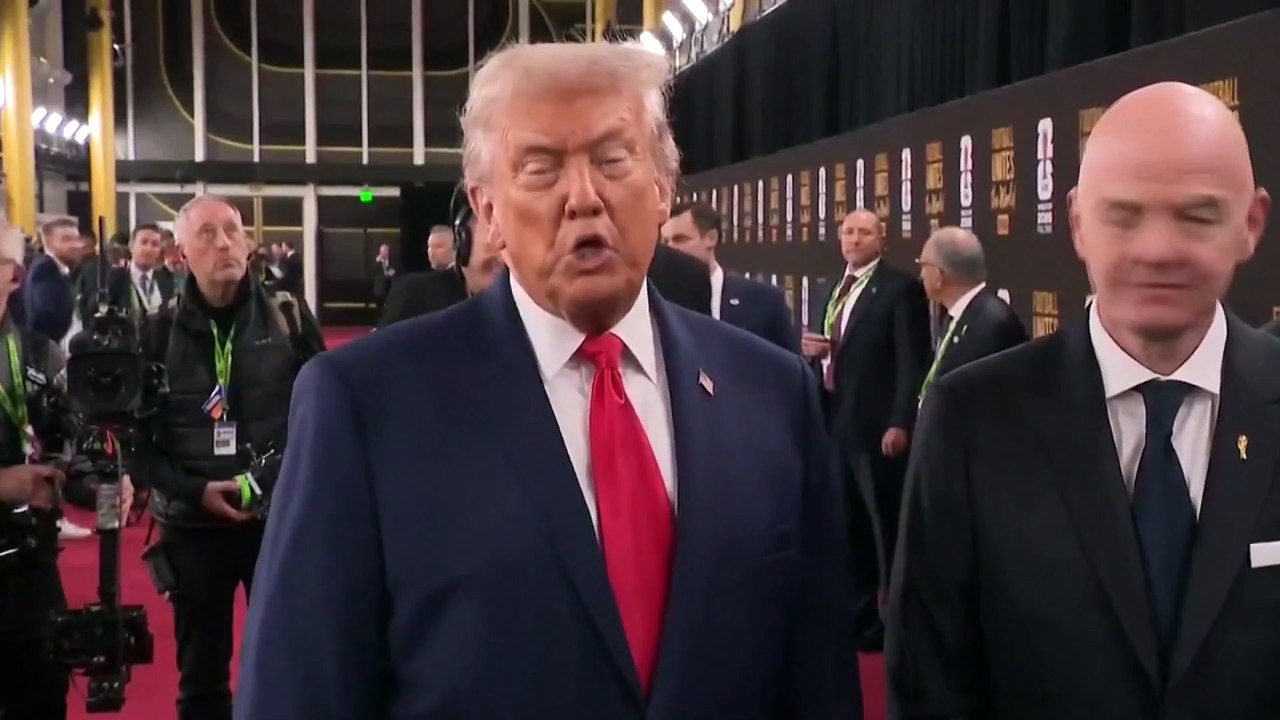 Trump y Sheinbaum coinciden por primera vez en el sorteo del Mundial 2026